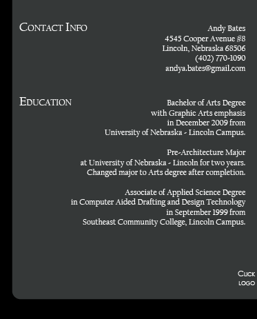 Contact Info & Education